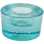 Glass Candleholder Sky Blue