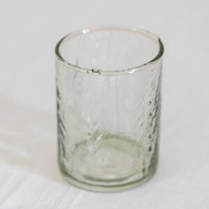 Etched Glass Votive Tall