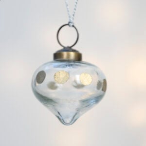 Gold Spot Glass Onion Small