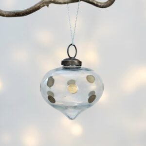 Gold Spot Glass Onion Large