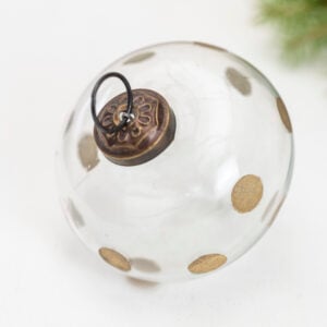 Gold Spot Glass Onion Large