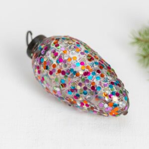 Rainbow Confetti Bauble Cone