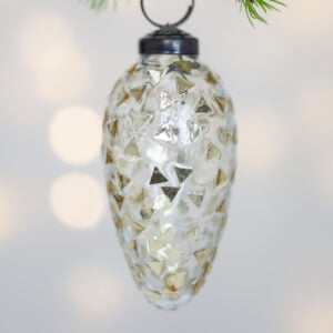 Gold Confetti Bauble Cone