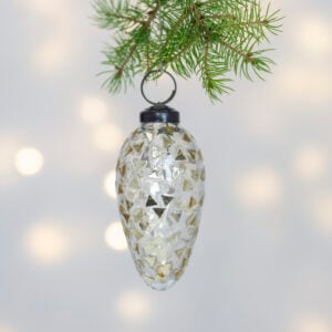 Gold Confetti Bauble Cone