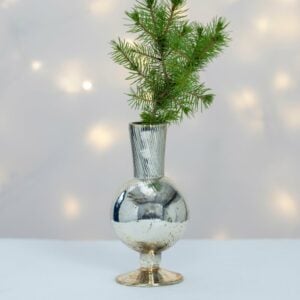 Antique Silver Bud Vase