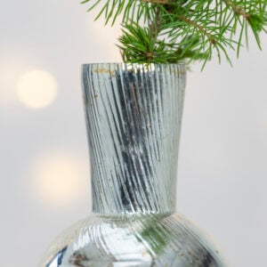 Antique Silver Bud Vase