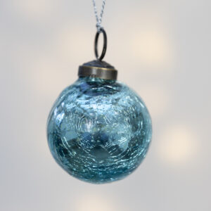 Crackle Turquoise Bauble Small
