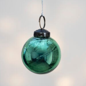 Shiny Green Round Bauble