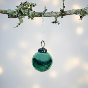 Shiny Green Round Bauble