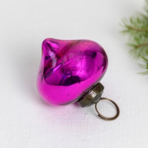 Shiny Pink Onion Bauble