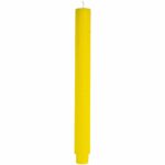 Scalloped Dinner Candle Lemon