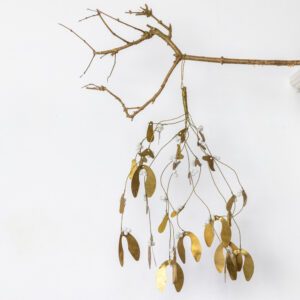 Mistletoe Gold & White Berry