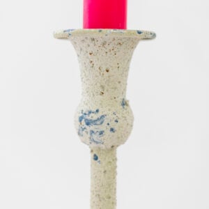 Metal Candle Holder White