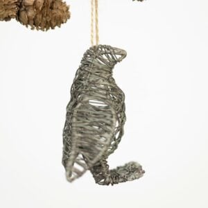 Wire Penguin Hanging Decoration