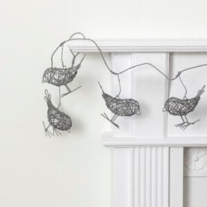 Bird Garland Antique Grey