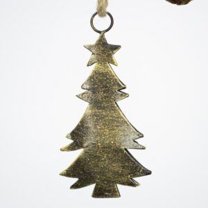 Tree Hanging Decoration Antique Gold
