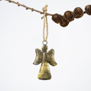 Angel Hanging Decoration Antique Gold
