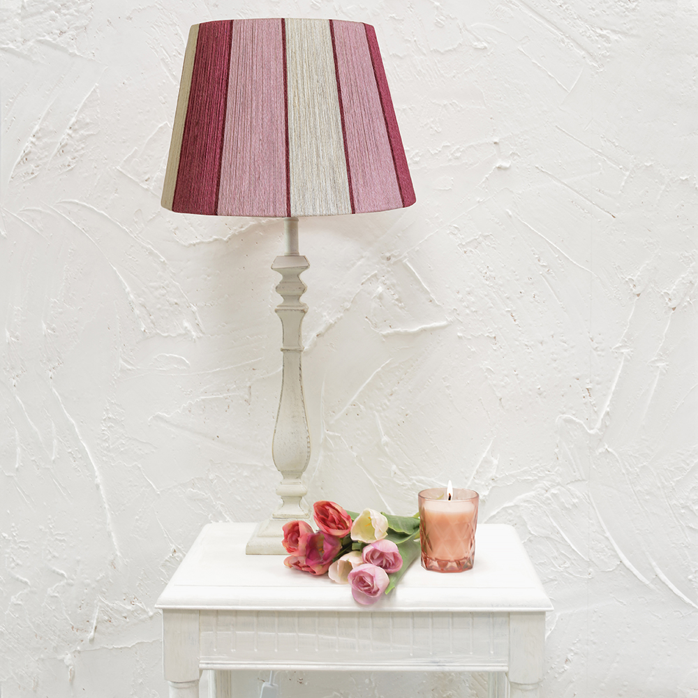 Jute String Lampshade Pink