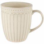 Pembroke Stoneware Mug Cream