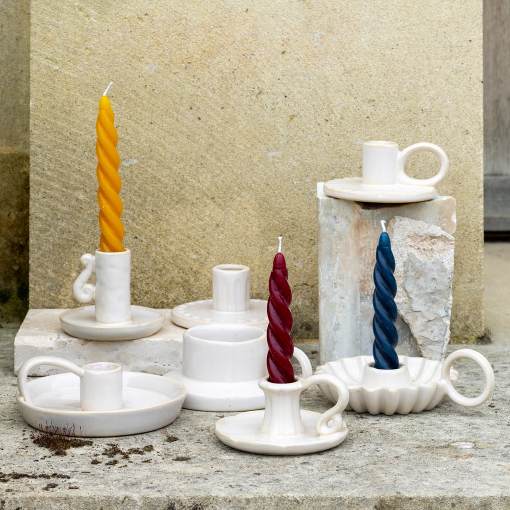 Ceramic Candle Holder Crantock