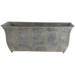 Zinc Ornate Planter With Feet Small
