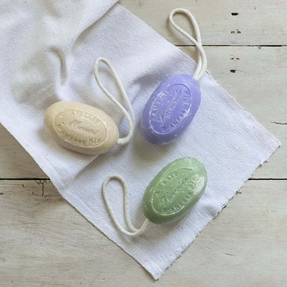 Marseille Body Soap on a Rope Lavender