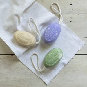 Marseille Body Soap on a Rope Lavender