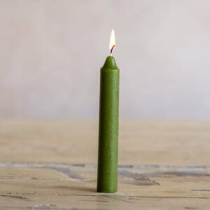 Stubby Candle Fern Green