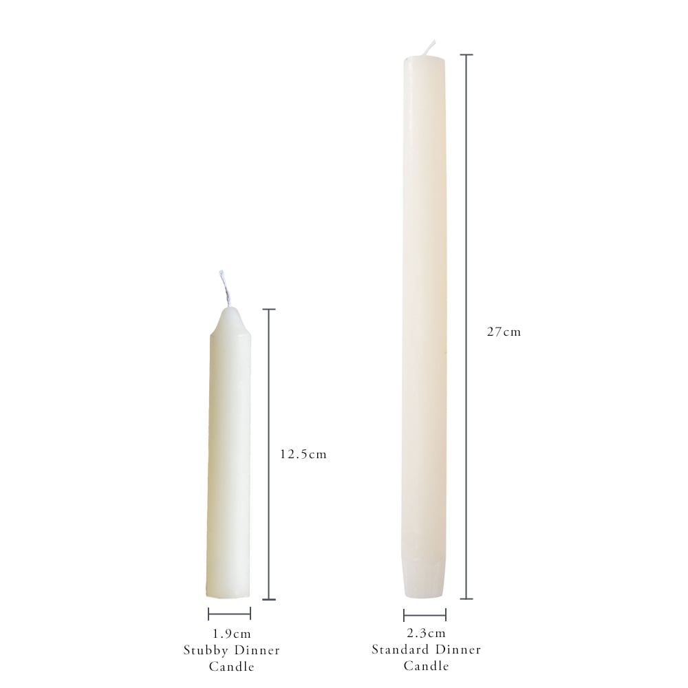 Stubby Candle Ivory