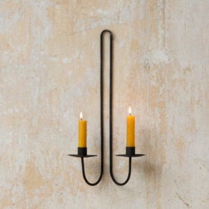 Duo Dinner Candle Sconce