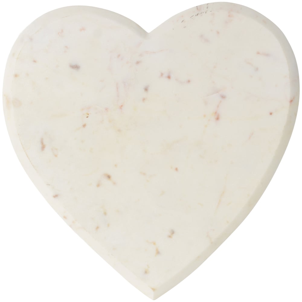 Marble Heart Serving Board Large