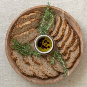 Acacia Chip & Dip Serving Platter
