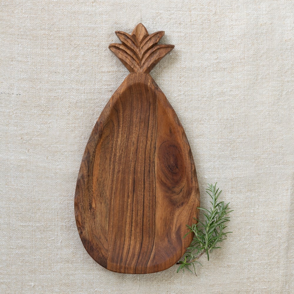 Acacia Pineapple Serving Board Large