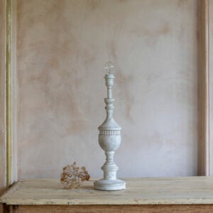 Lamp Base Augusta Antique White