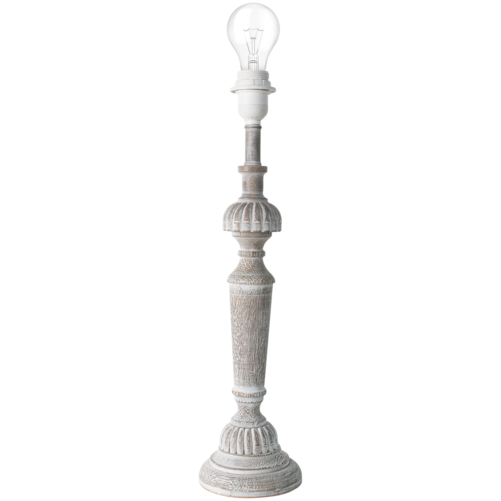 Lamp Base Constance Vintage White