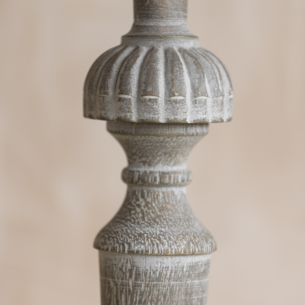Lamp Base Constance Vintage White