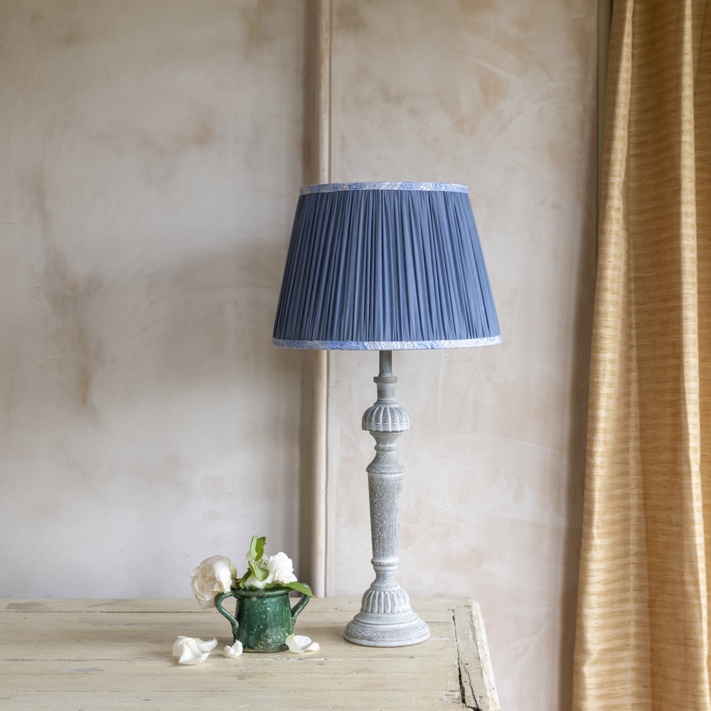 Cotton Lampshade Cornflower 35cm