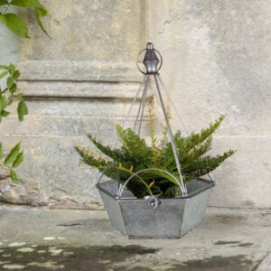 Zinc Hanging Cloche