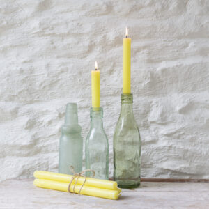 Rustic Dinner Candle Lemon