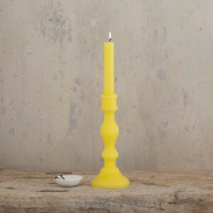 Candlestick Shaped Candle Lemon Large