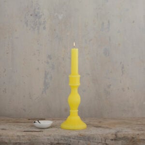 Candlestick Shaped Candle Lemon Medium