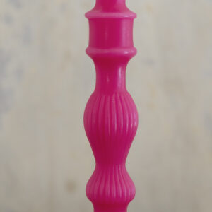 Candlestick Shaped Candle Fuchsia Large