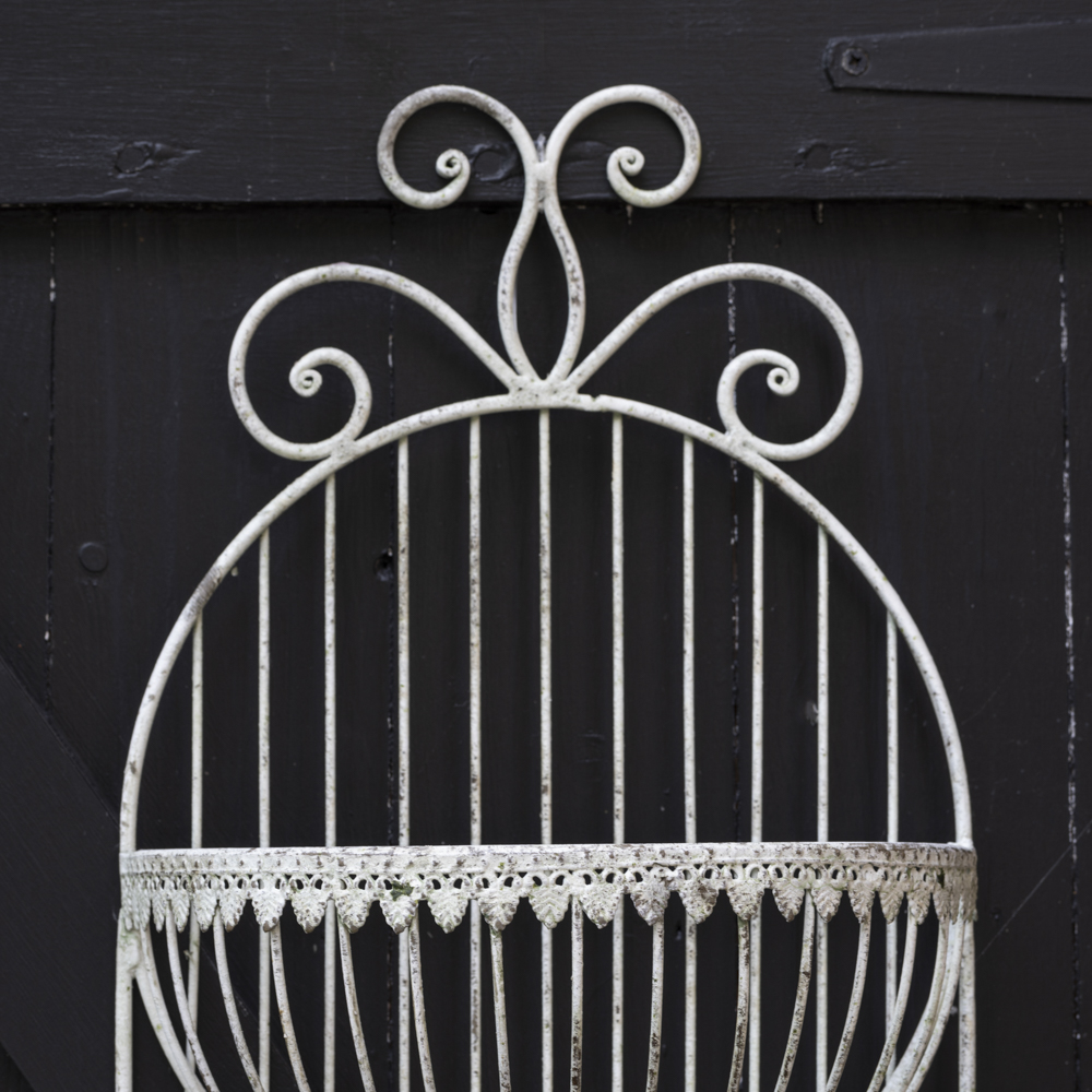 Ornate Wire Hanging Baskets