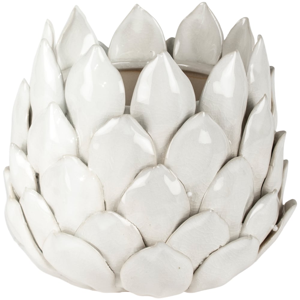 Planter Petals White - Image 7