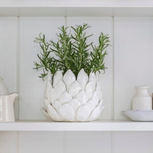 Planter Petals White