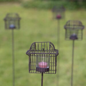 Wire House T-Light Holder