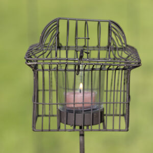 Wire House T-Light Holder