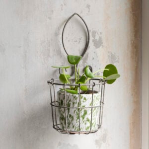 Mini Old Style Dutch Pot Green Splatter