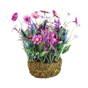 Wildflowers on Oasis Light Pink Medium
