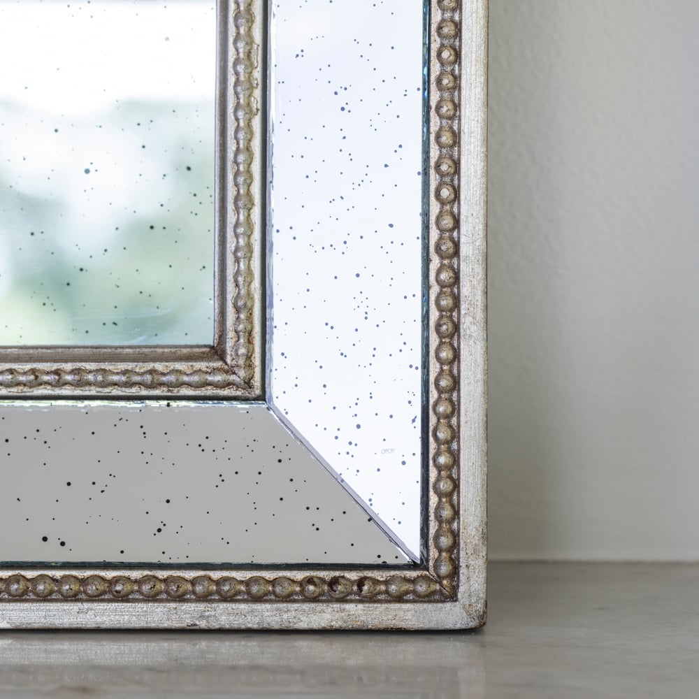 Bevelled Mirror Champagne Gold